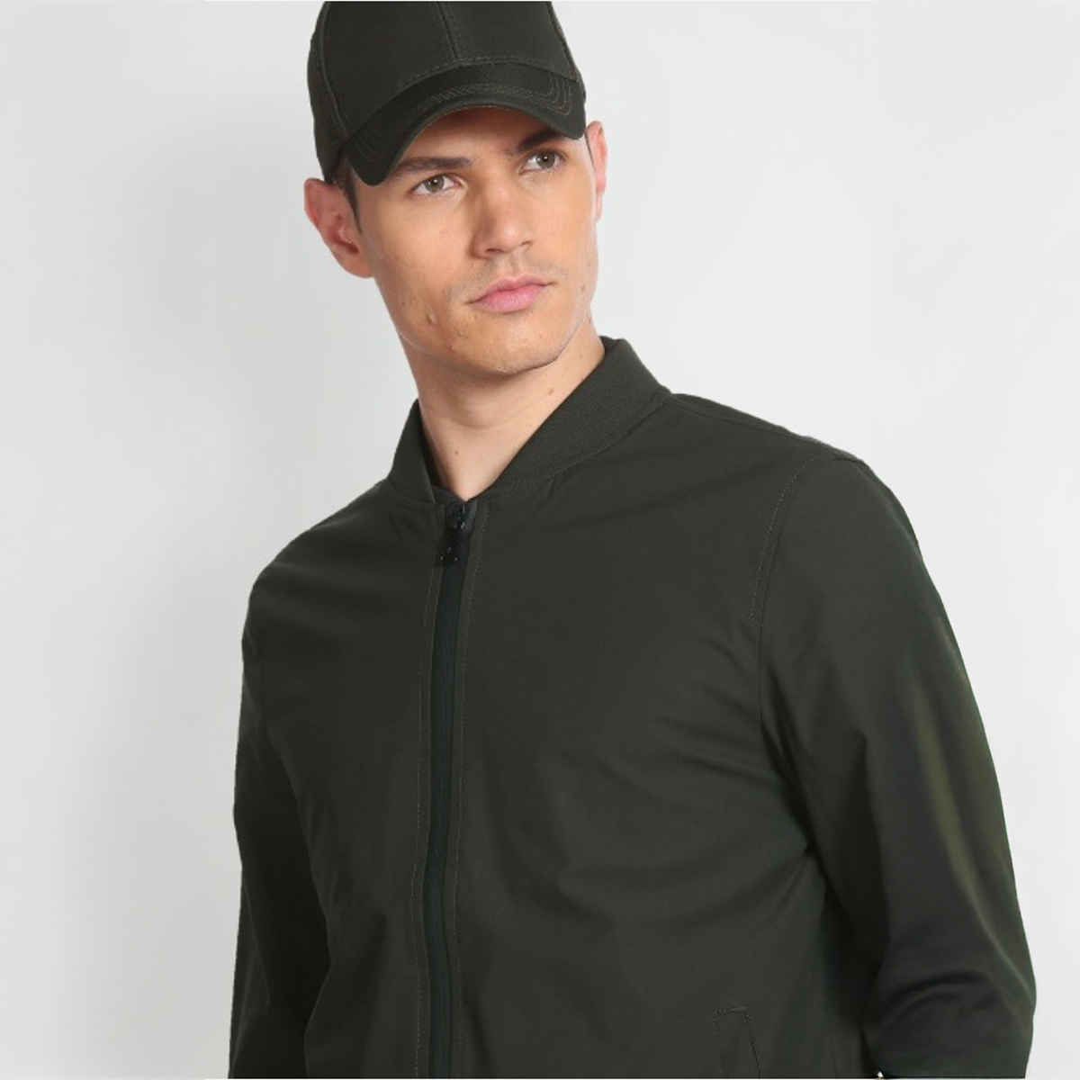 Outlaws Men's Cotton Rich Premium Sweat Jacket | Olive - XL
