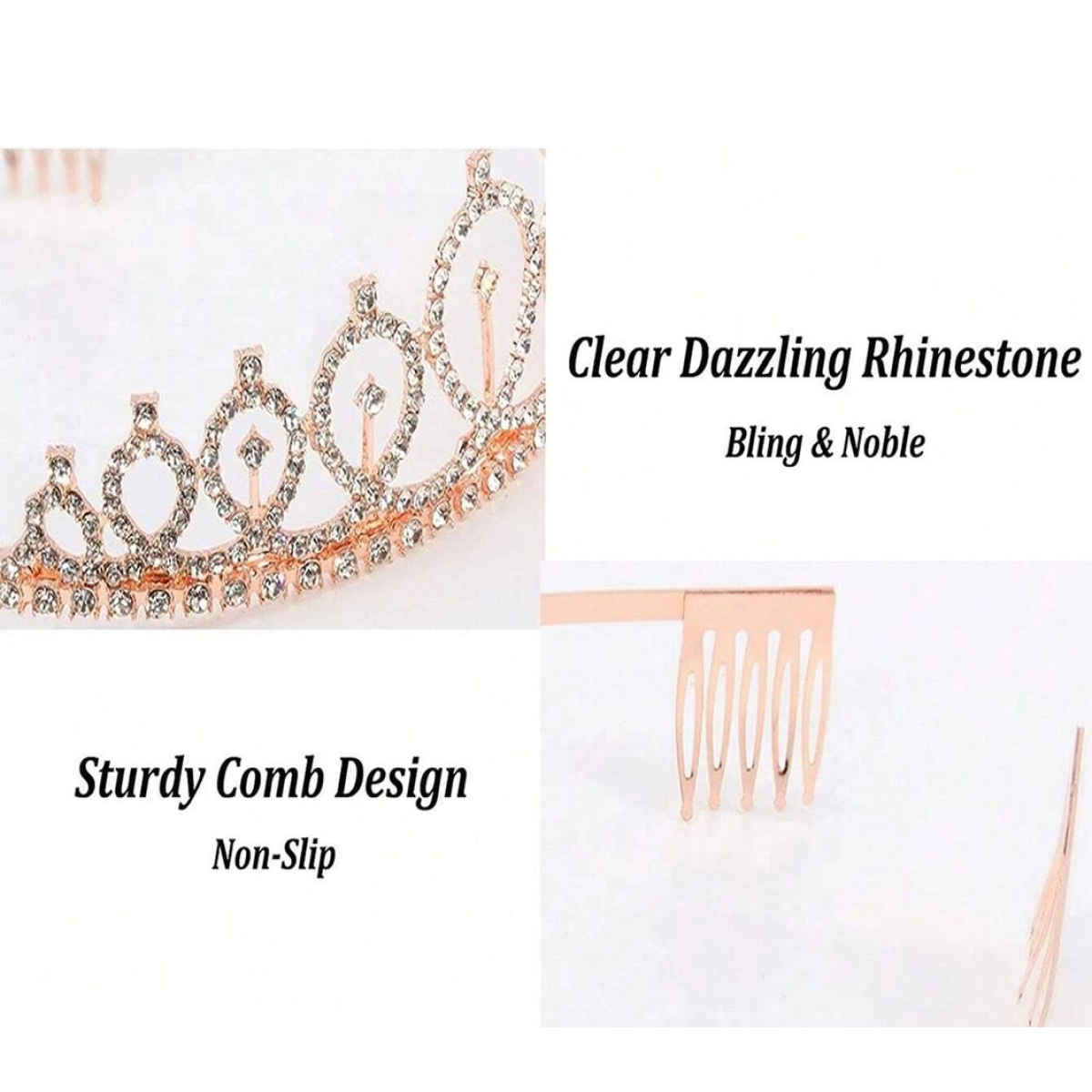 Youbella Stylish Birthday Sash & Crown - Pack Of 2 Pcs Birthday Gifts For Best Friend(Ybhair - 41724)