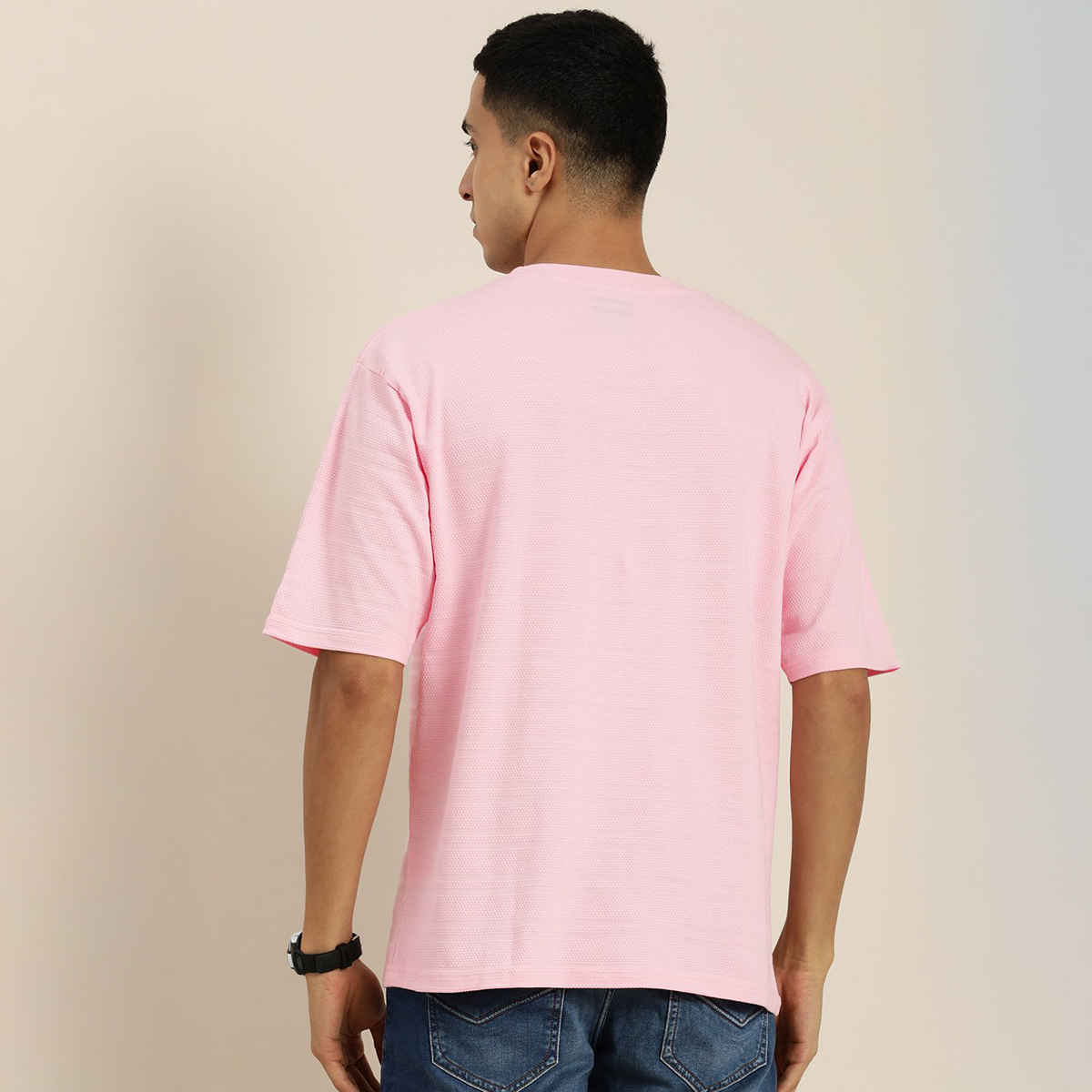 Difference of Opinion Men T-shirt - Pink | Classic Fit | S