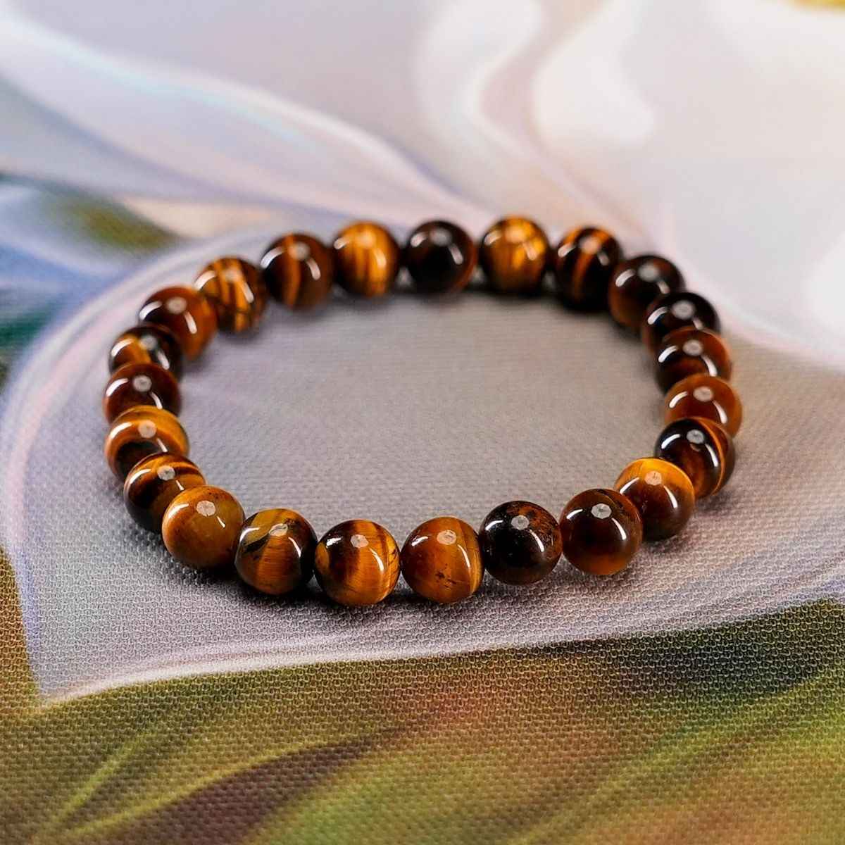 Seetara Tiger Eye Bracelet for Protection & Confidence