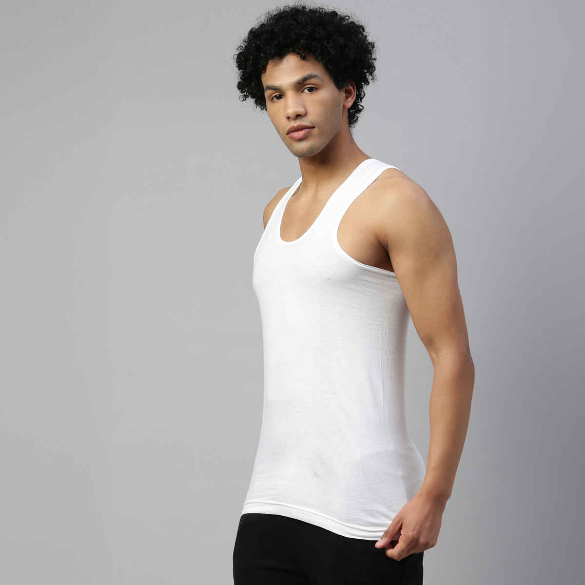 Dixcy Scott Originals Men's Cotton Vest | White - M