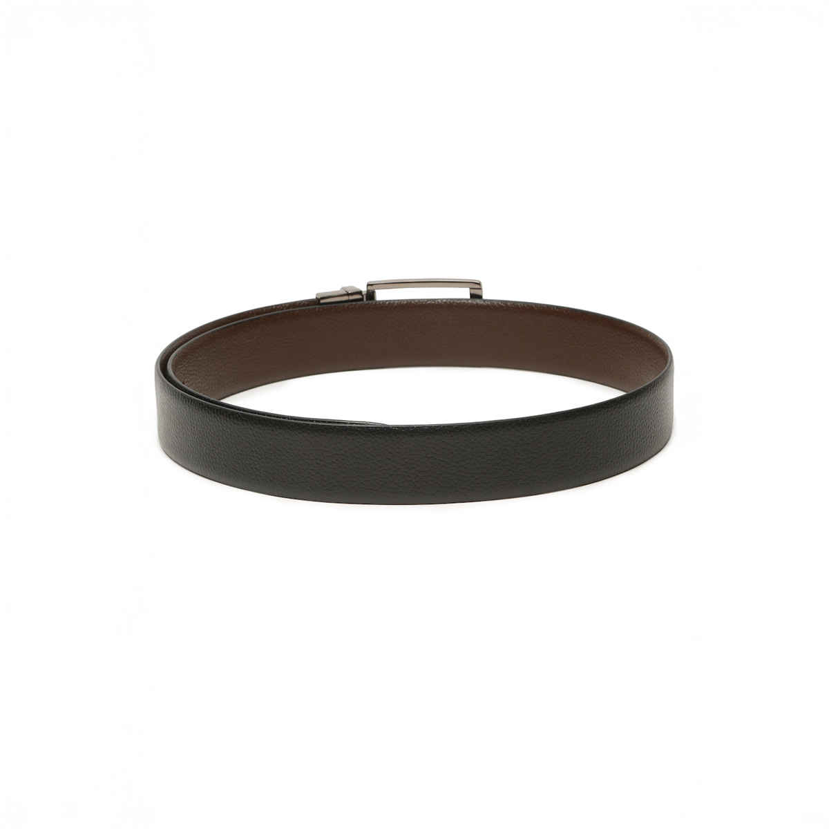 Teakwood Men's Leathers Belt | Black and Brown - 40 in
