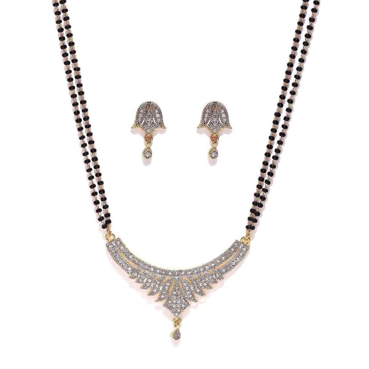 YouBella Latest Traditional Jewellery Gold Plated Mangalsutra for Women