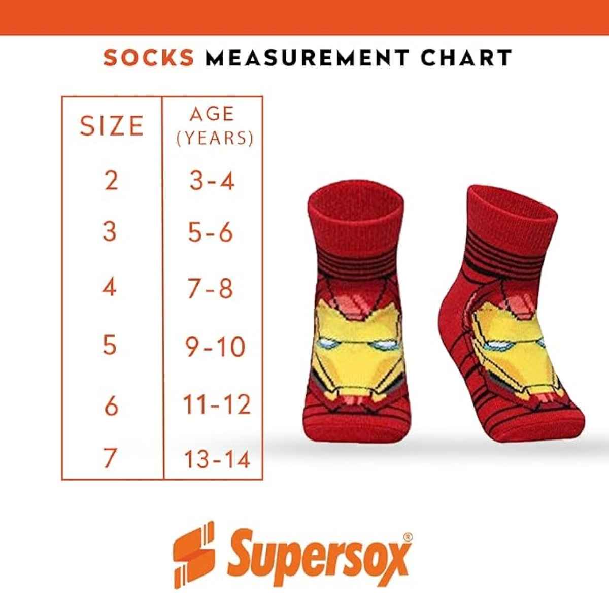 Supersox Boy's Combed Cotton Ankle Socks | Assorted | 5 - 6 years