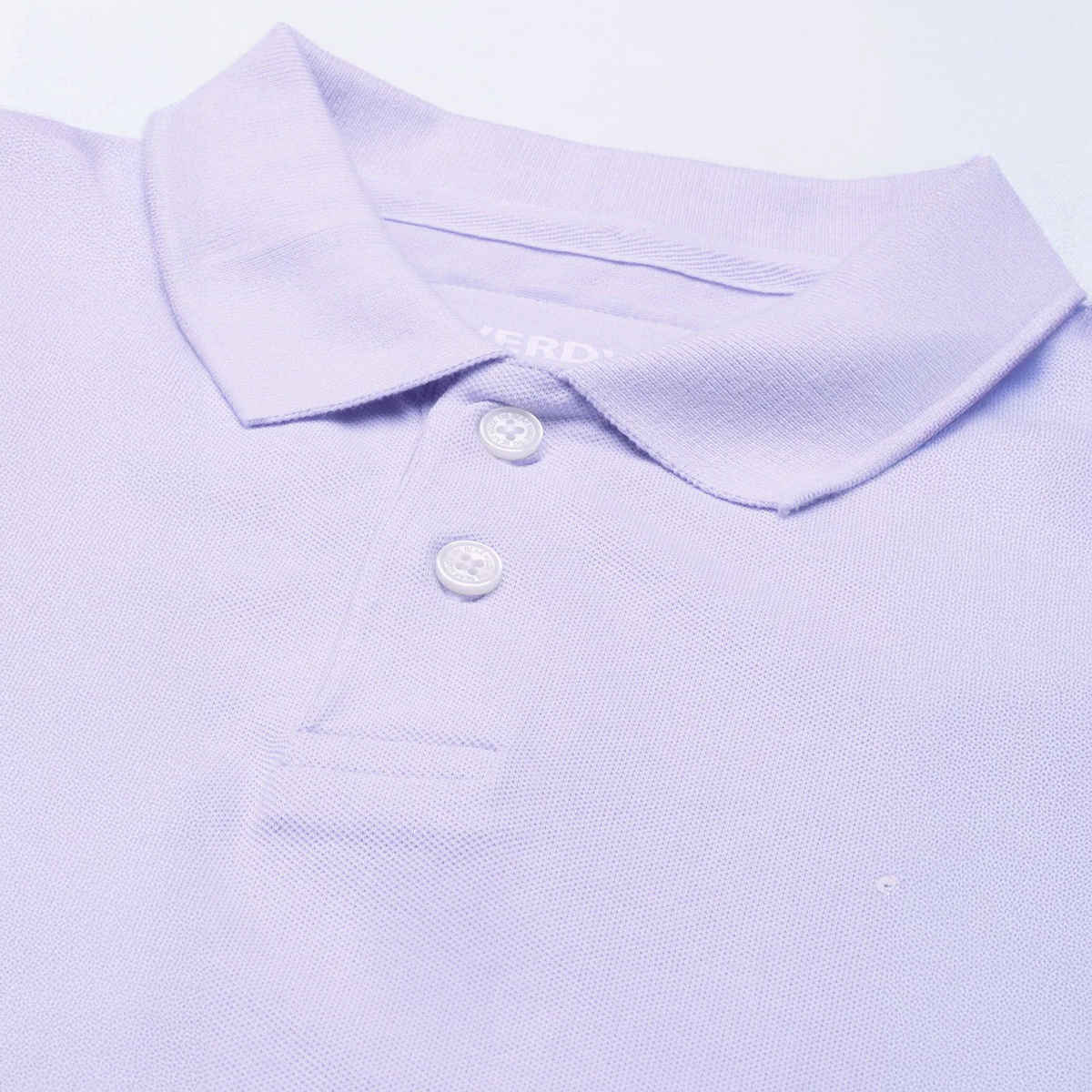 The Bear House Men Slim Fit Overdyed Polo T-shirt - Violetta | Purple | XL