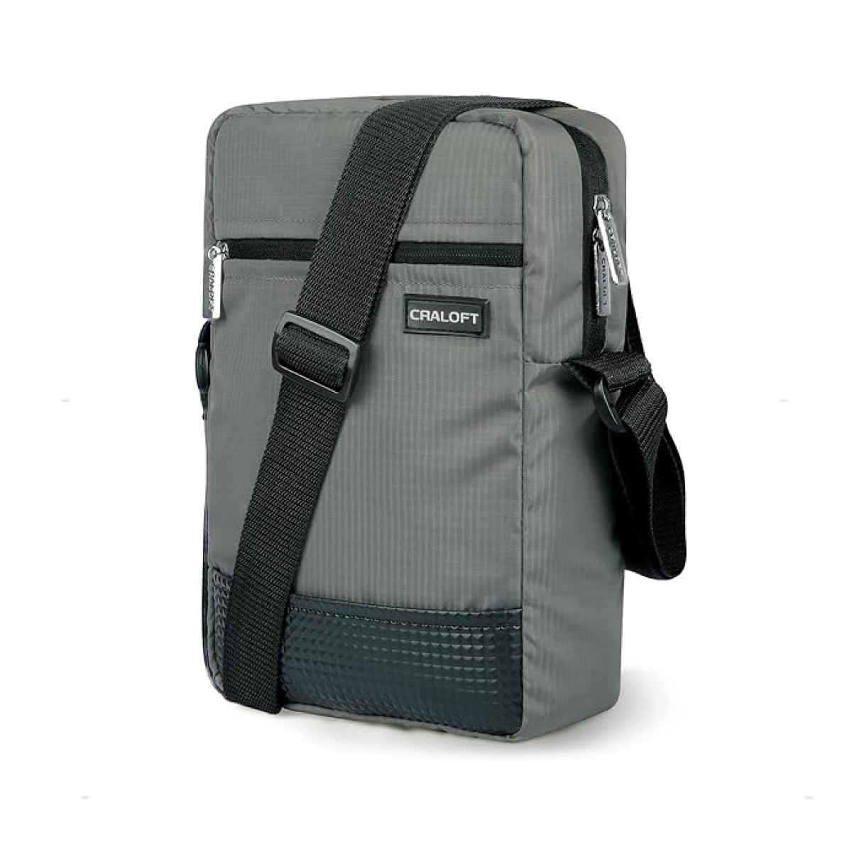 Craloft Polyester 11.5-Inch Side Sling Bag for Men - Crossbody Tablet / iPad Passport Bags (S1)