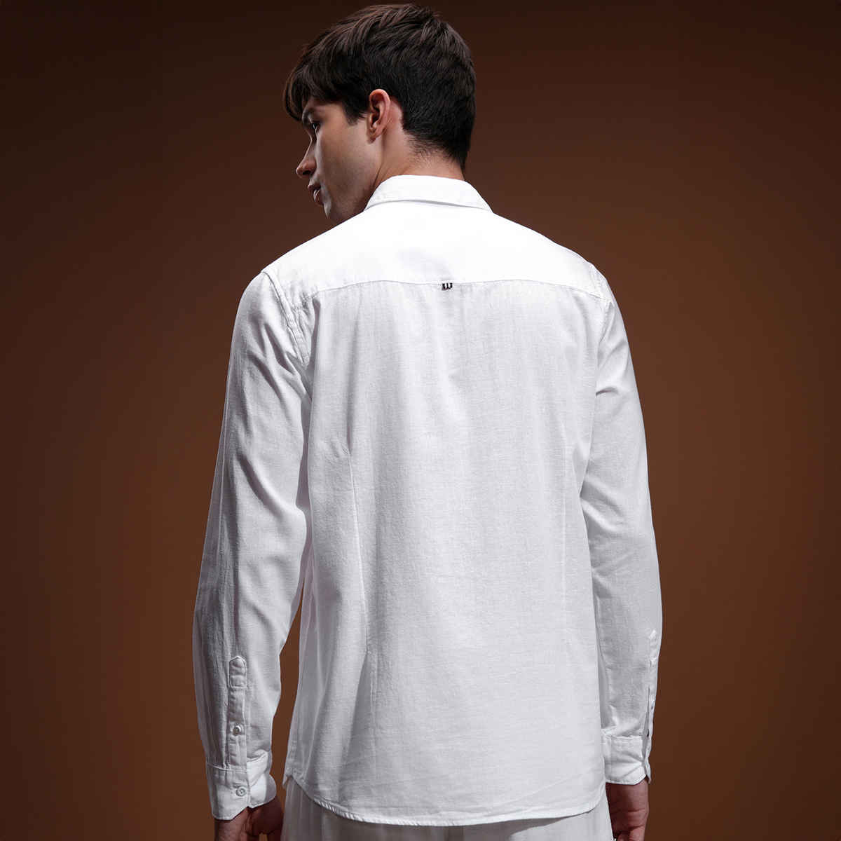 Highlander Men's Slim Fit Casual Shirt | White - XL