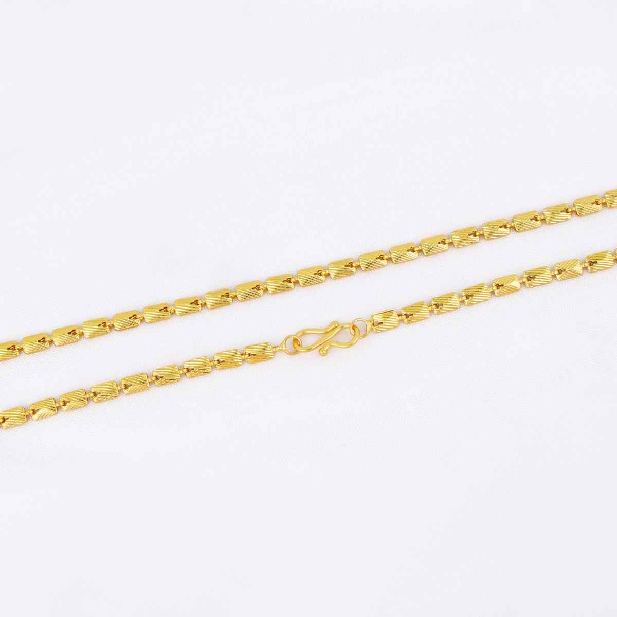 Fashion Frill Men's Interlink Chain Gold 22 Inches