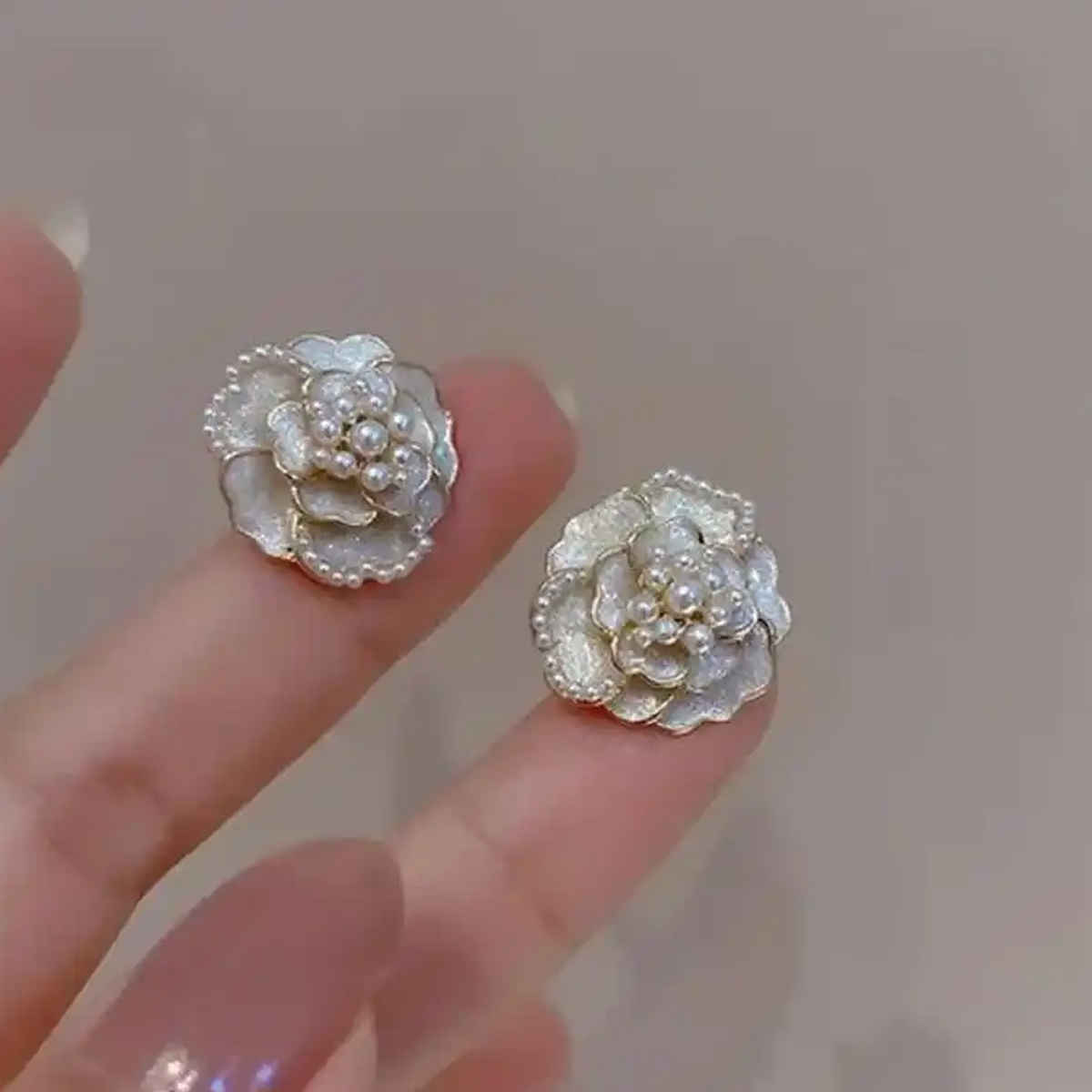Estailo Fashion Women's Jewellery Earrings Floral One Size | E0001403