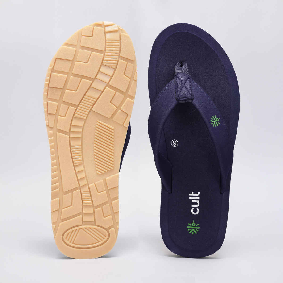 cult Men's Vetra Flip Flops | Navy - UK 7
