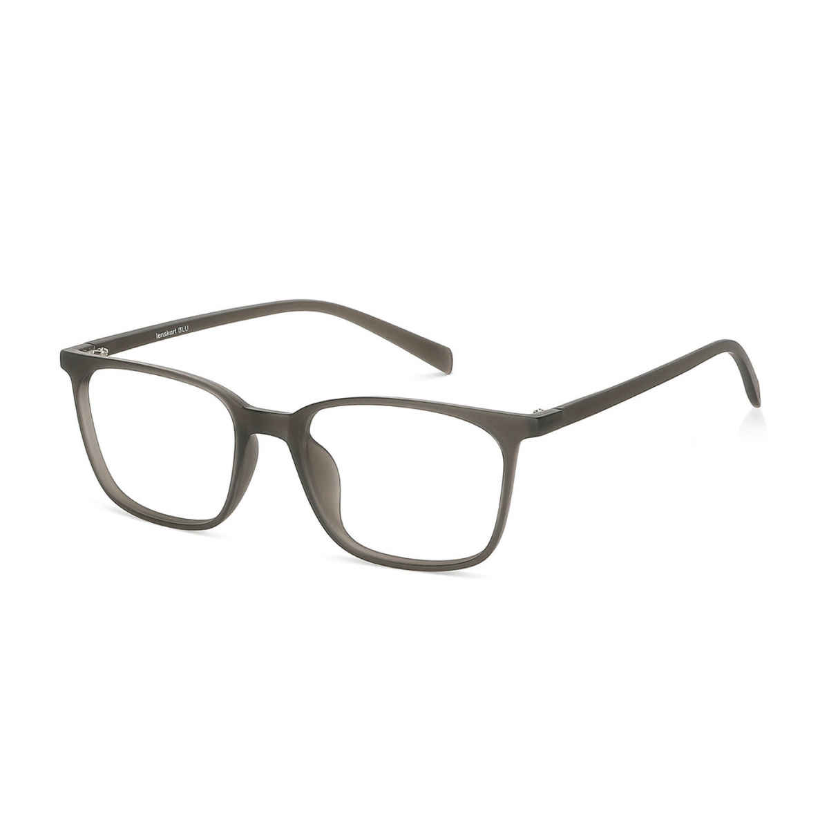 Lenskart Blu Unisex Solid TR90 Computer Glasses | Dark Grey - M