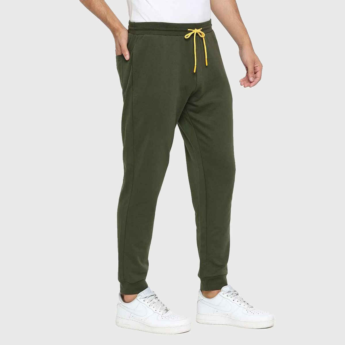Underjeans by Spykar Premium Trackpant | Olive | S