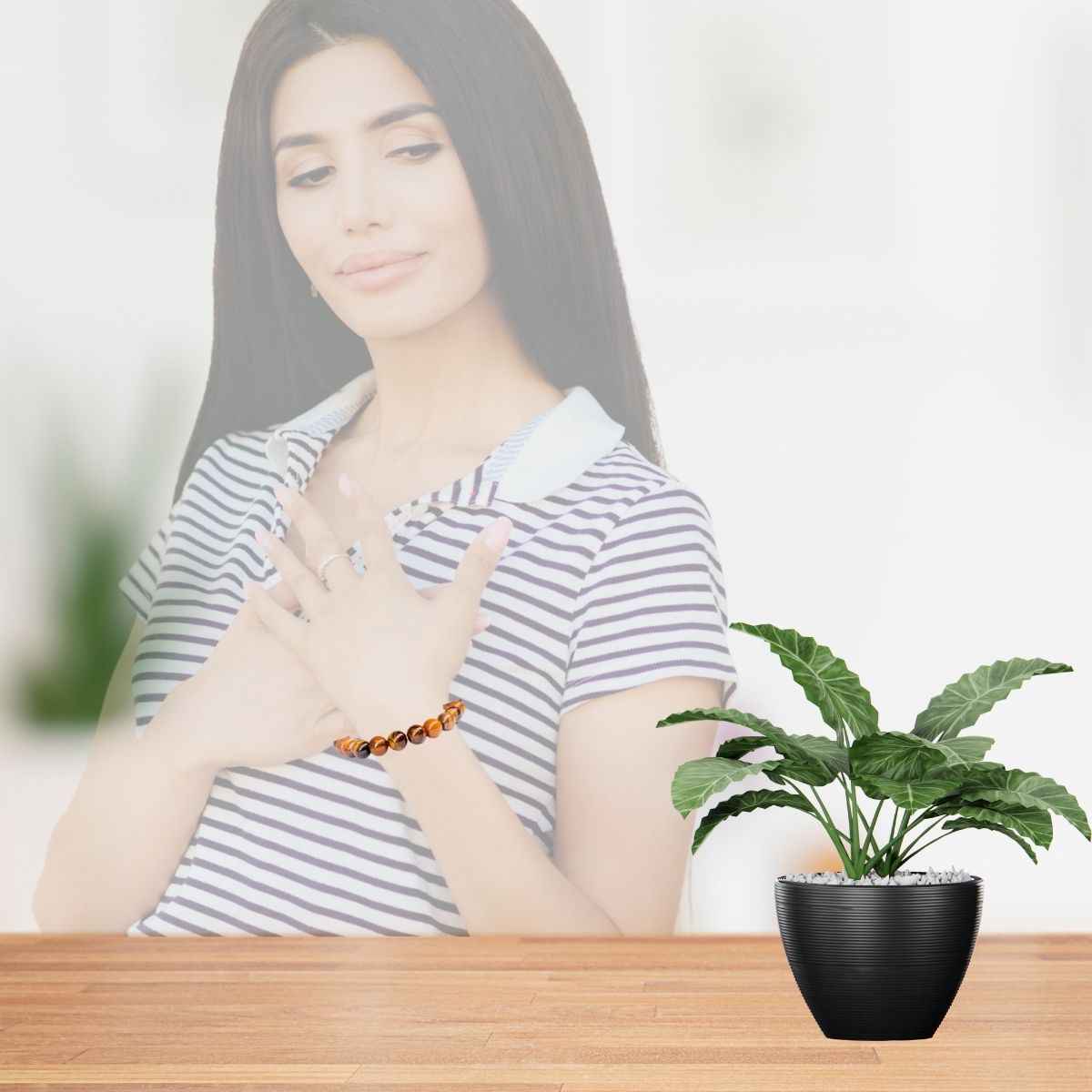 Seetara Tiger Eye Bracelet for Protection & Confidence