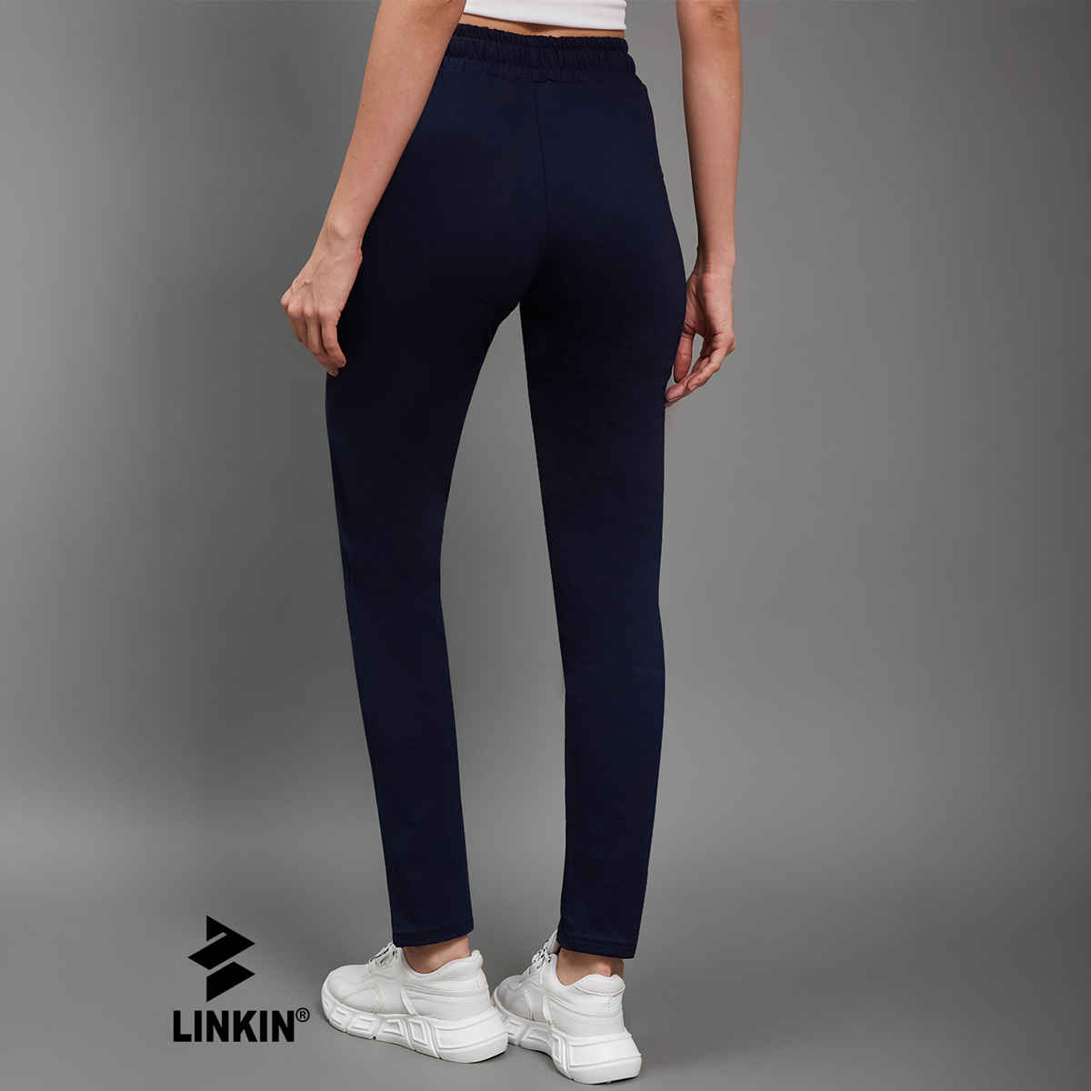 Blinkin Women's Cotton Pyjamas & Track Pants with Side Pockets | Navy - XL