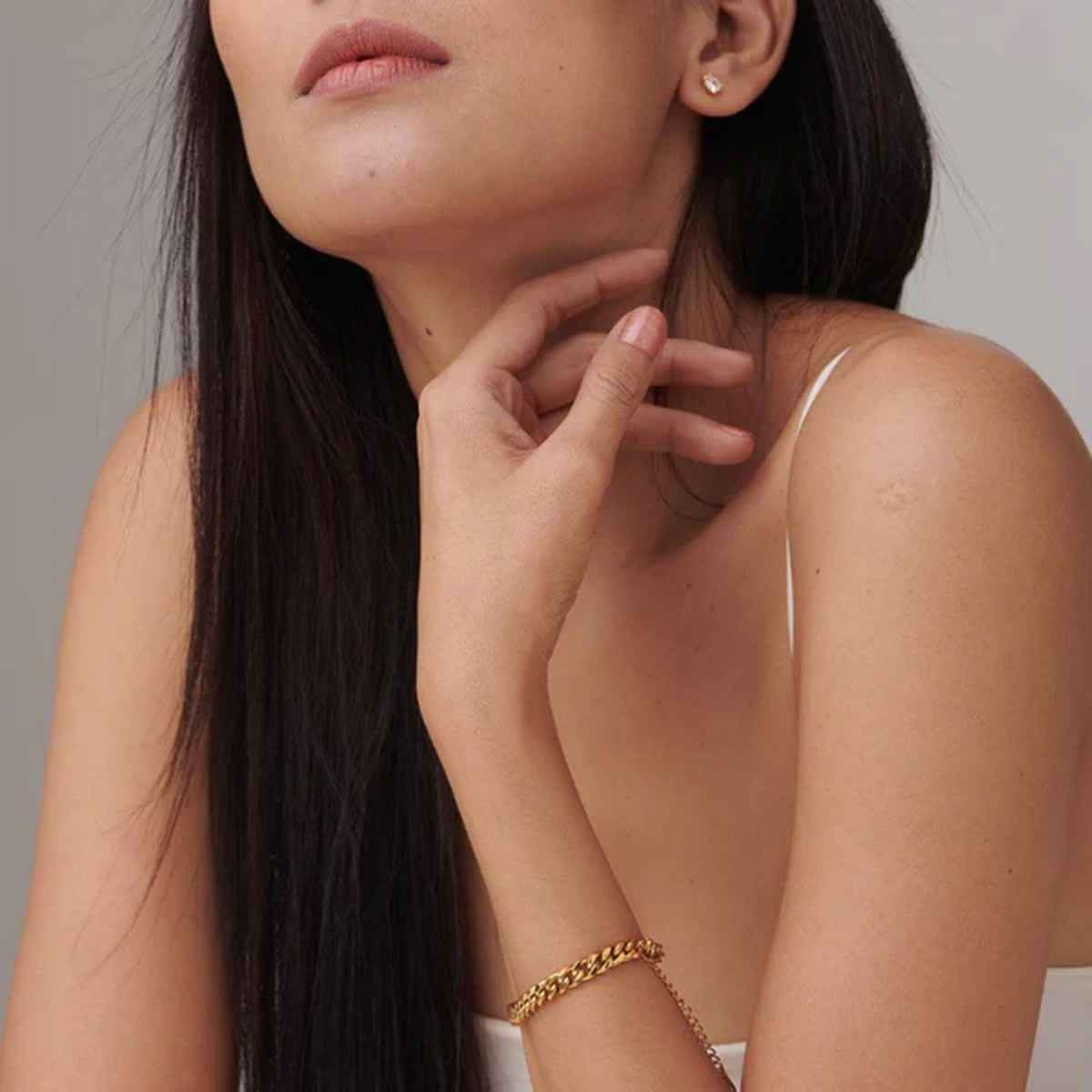 Palmonas Chunky Small Bracelet For Womens | Waterproof And Anti-Tarnish