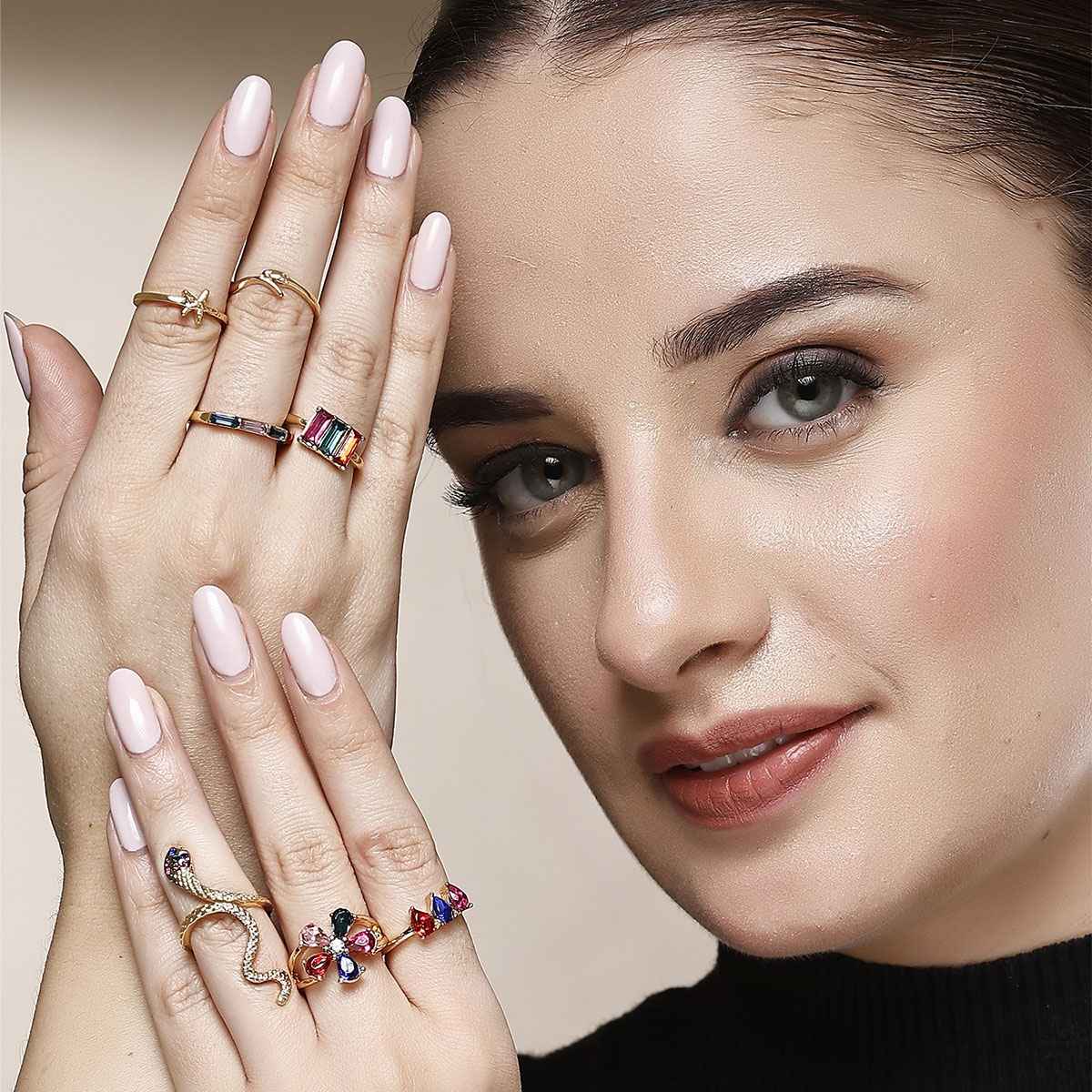 Karatcart Women's Designer Ring Combo Multicolor One Size | 44038411