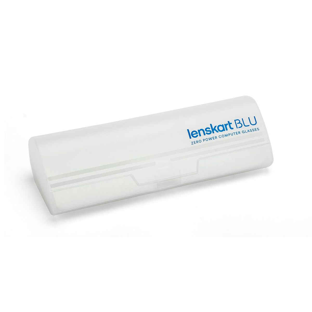 Lenskart Blu Unisex Solid Metal Computer Glasses | Clear and Gold - M