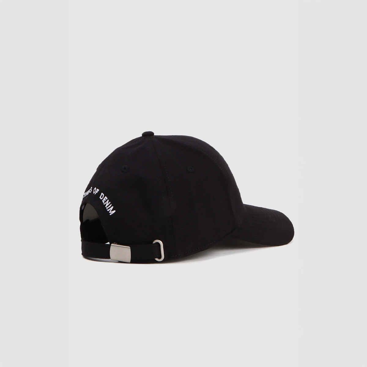 Jack & Jones Men's Embroidered Cotton Baseball Cap | Black - Free Size