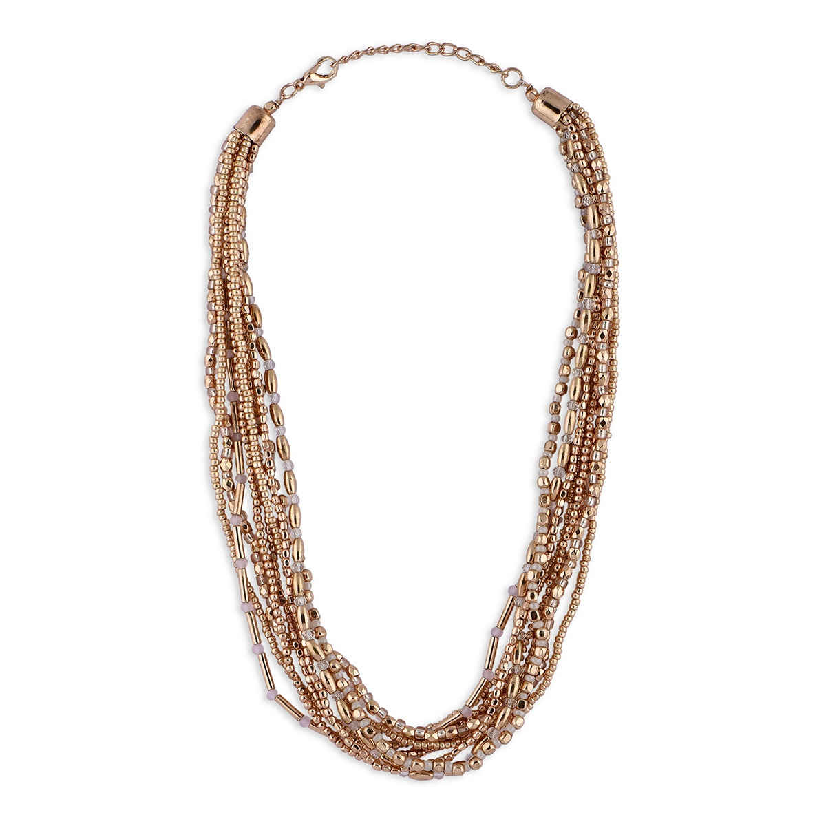 Toniq Cultural Multistrand Beaded Choker Necklace