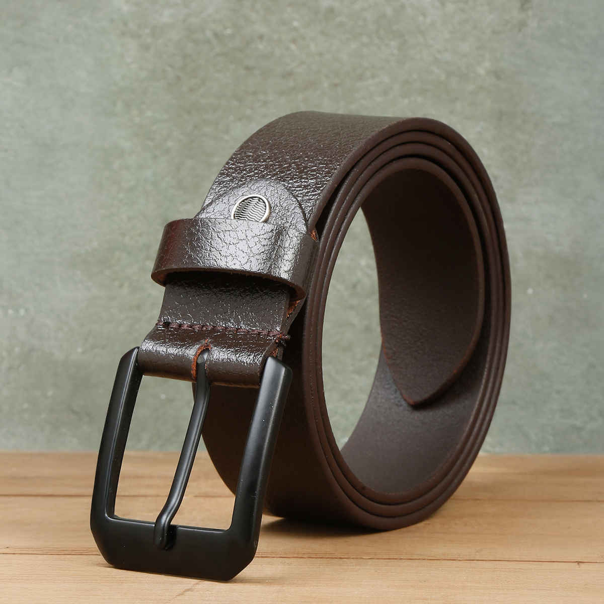 Teakwood Men's Leathers Belt | Dark Brown - 34 in