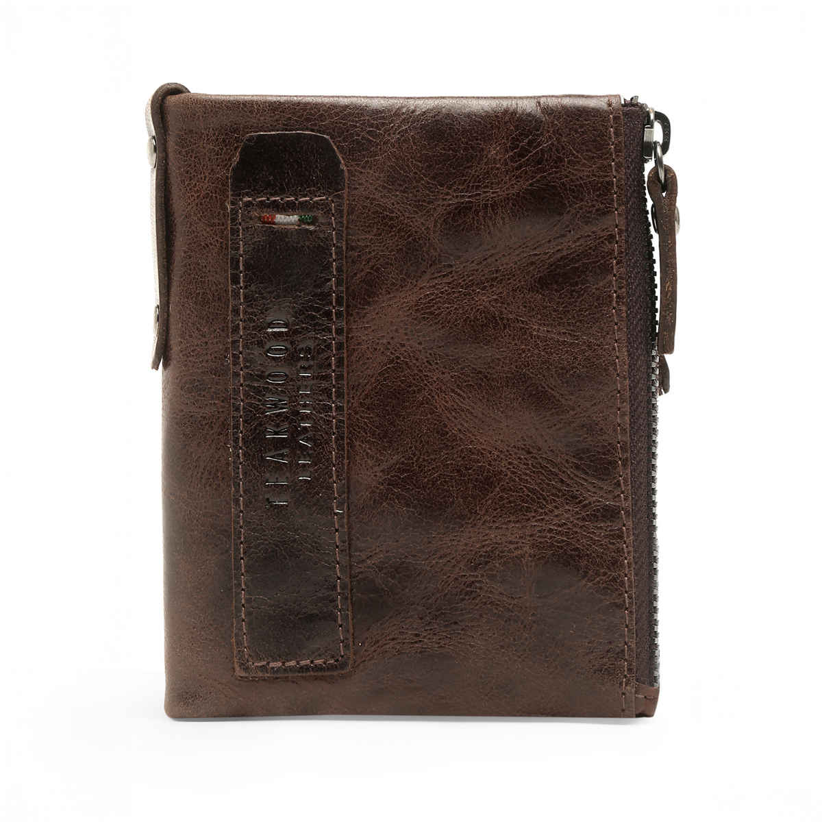 Teakwood Men's Leather Bi-fold Wallet | Brown