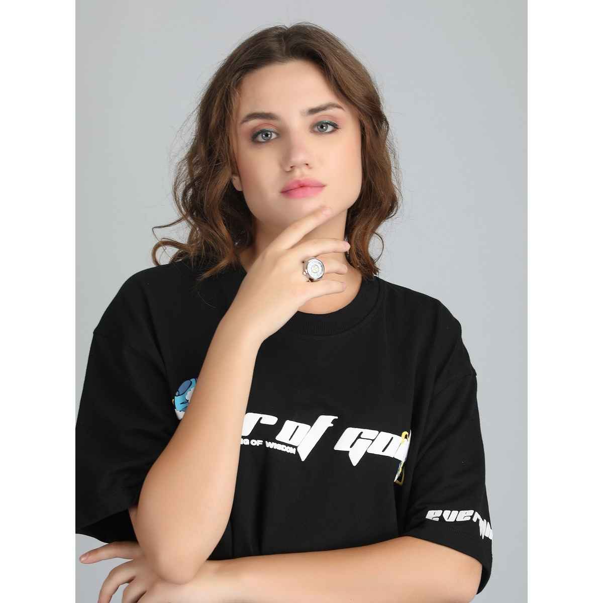 Fashion Frill Women's Romen Watch Rings Silver Onesize