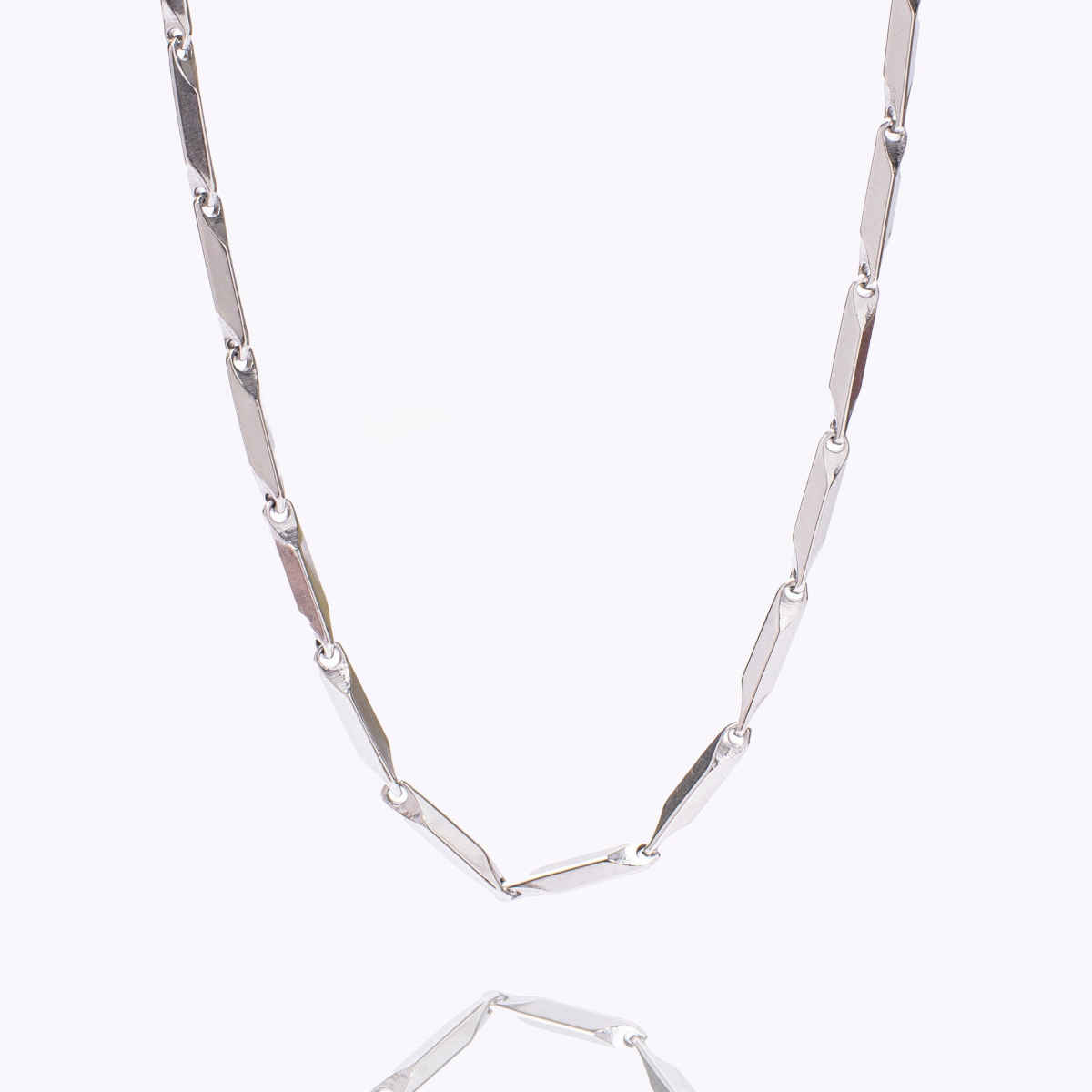 SALTY Alpha Figaro Italian Style Pendant with Chain for Men and Boys| Anti-Tarnish | Silver