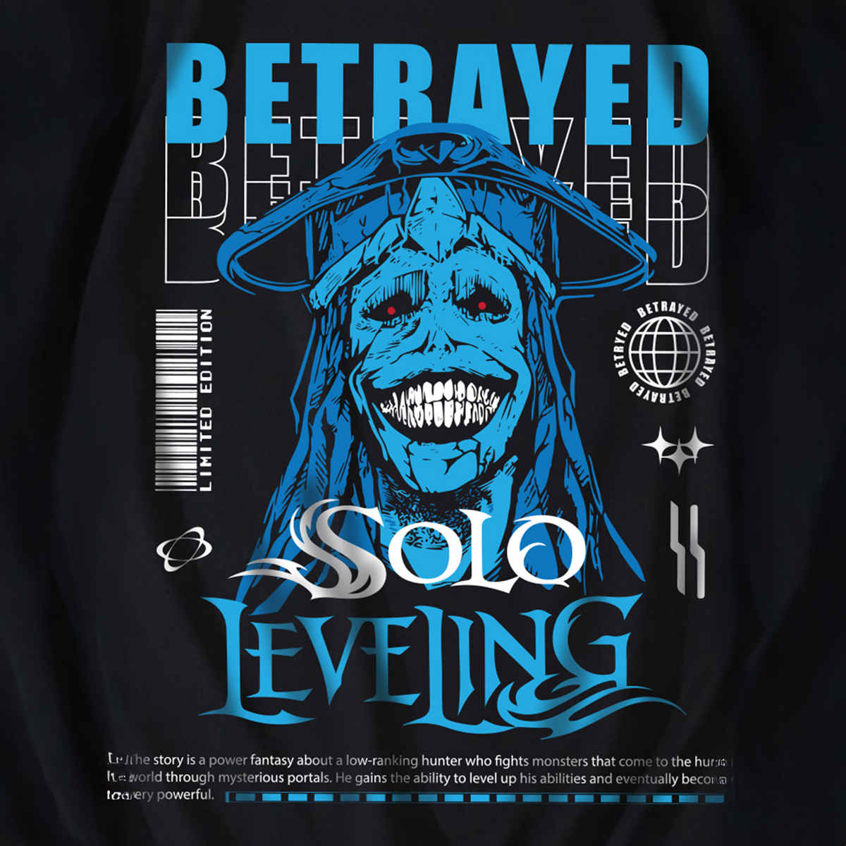 De Tees Men's Sweatshirt | Solo | Black - L