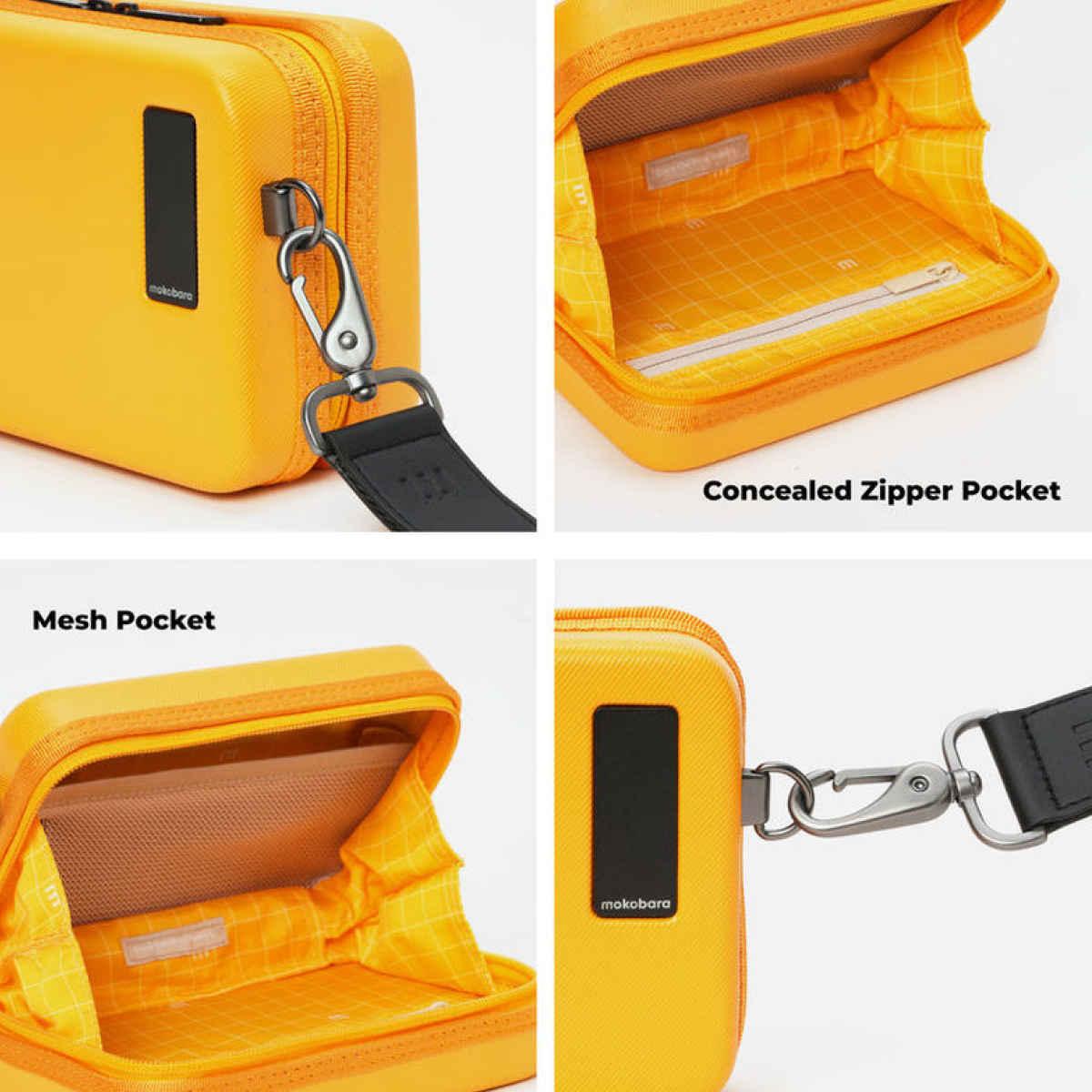 Mokobara Unisex Solid PC 1.5 L Travel Bag | Sunnyside Yellow - One Size