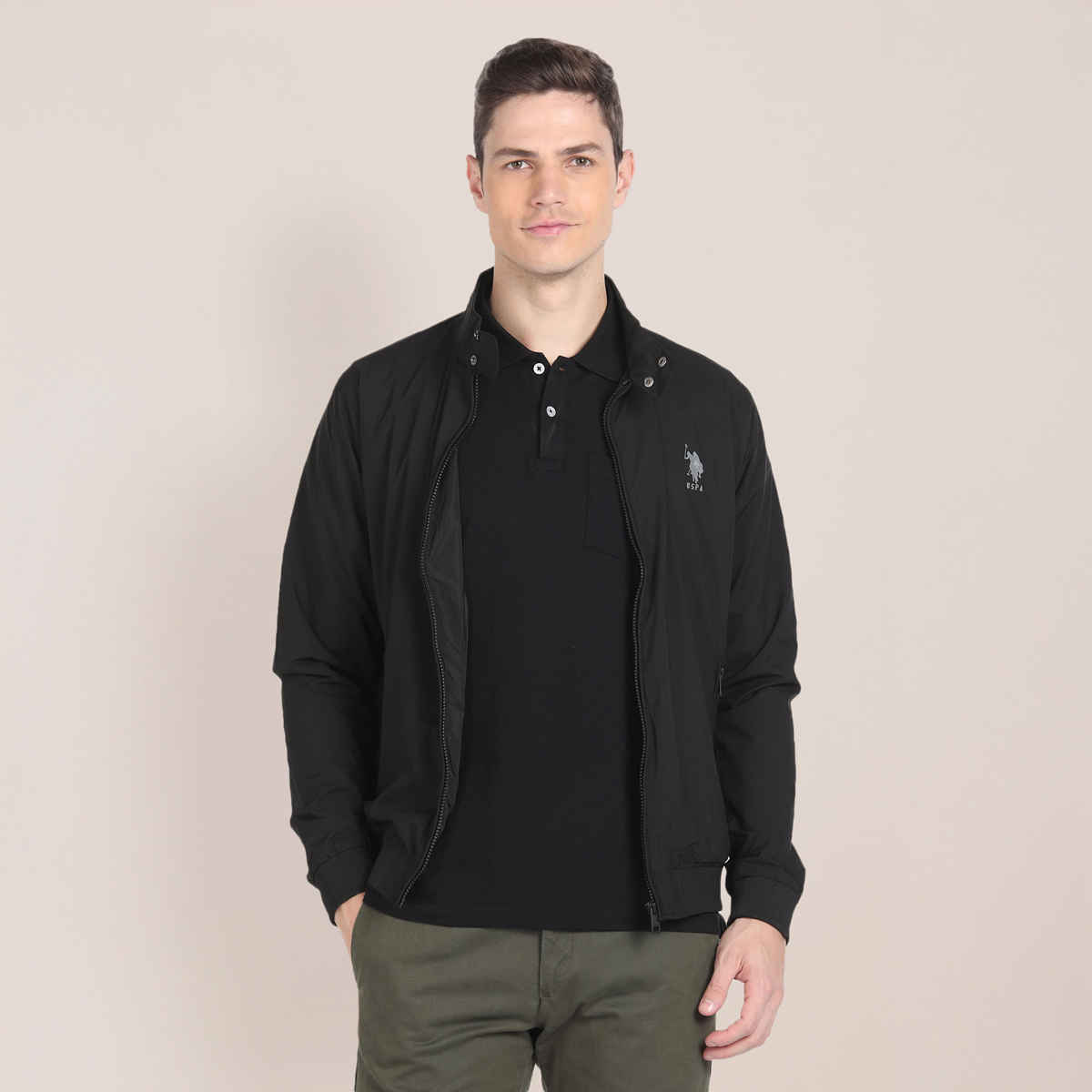 U.S. Polo Assn. Men's Jackets | Black - L