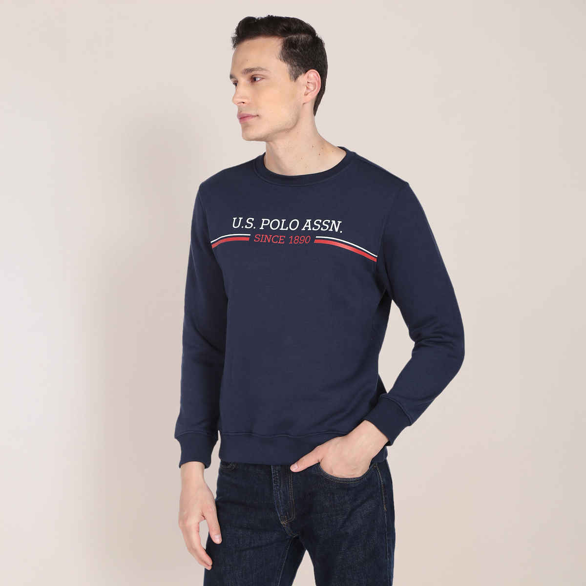 U.S. Polo Assn. Men's Sweatshirts | Blue - M