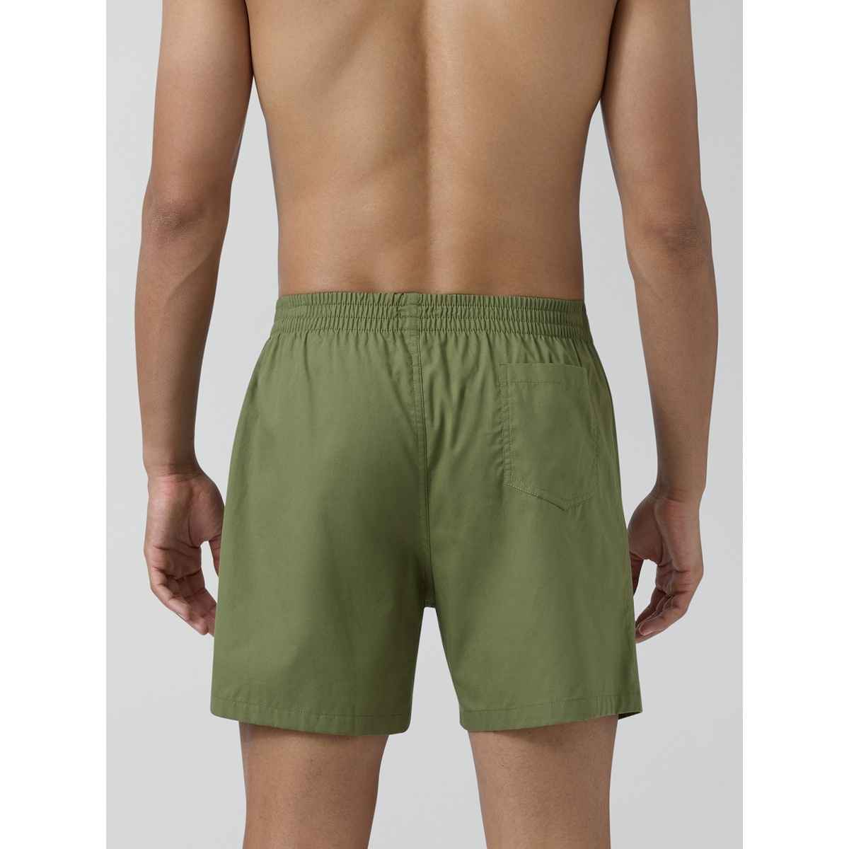 XYXX Men's Cotton Solid Inner Boxers Pack of 1, Army Green| XL