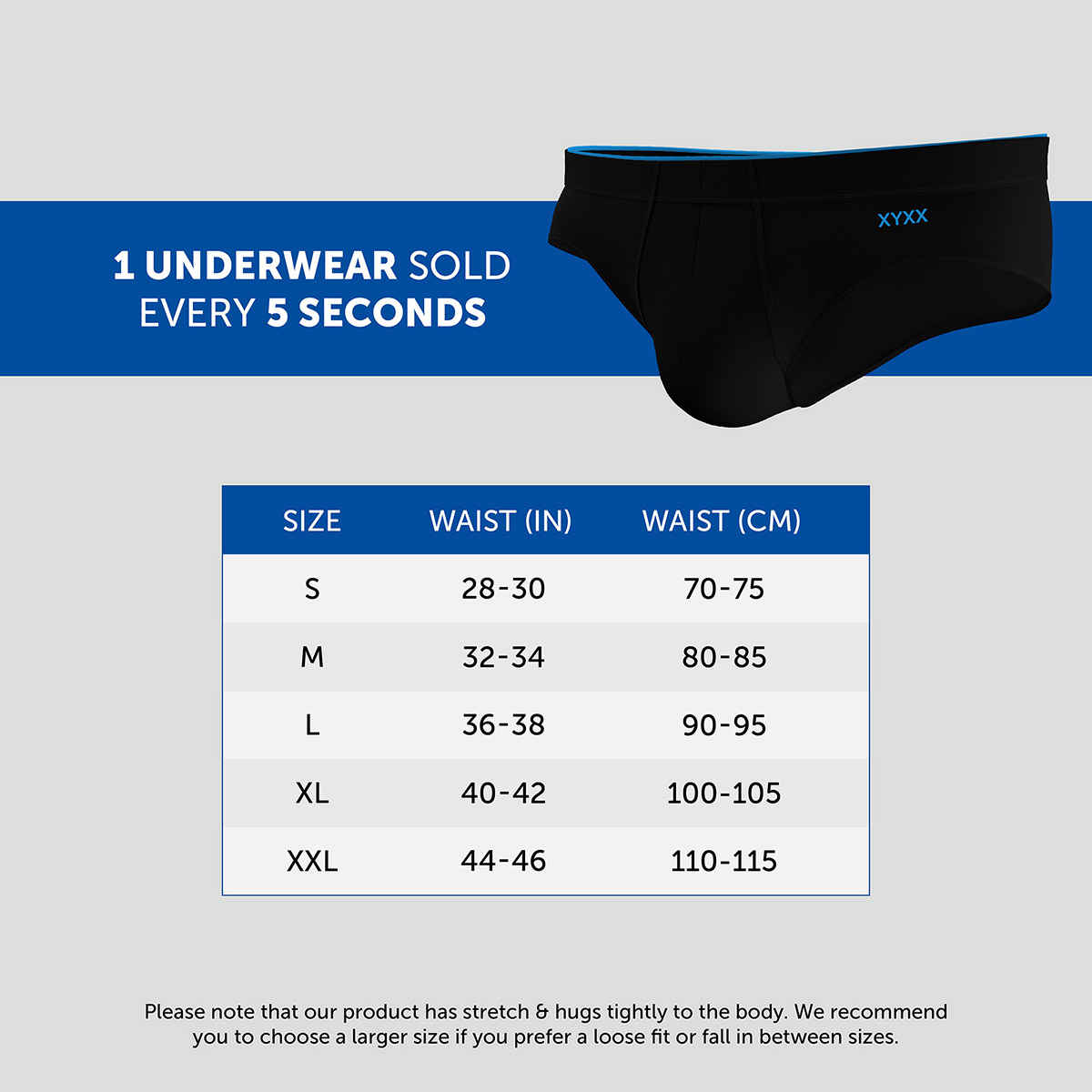 XYXX Men's Uno Modal Briefs pack of 2, Black & Heather Grey| L