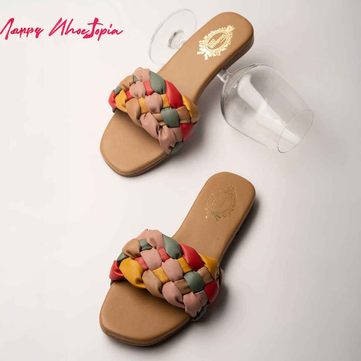 Shoetopia Women Tan Flats | UK 7