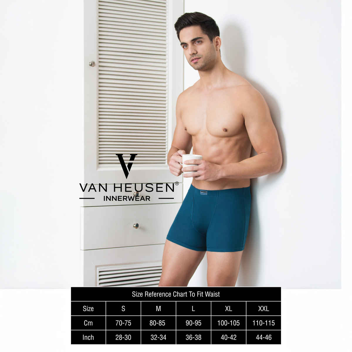 Van Heusen Men Pure Black, Dark Grey,Peat Pack Of 3 Combed Anti Bacterial Boxer Briefs |XXL