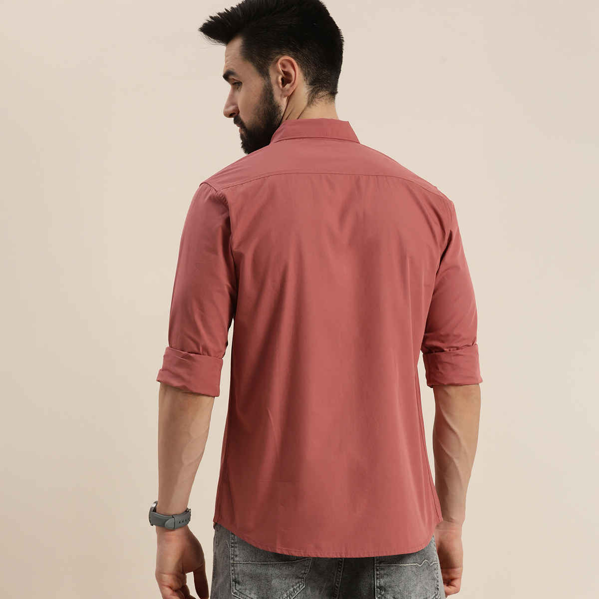 Dillinger Men's Shirt | DLMSRT001WRS | Withered Rose - S