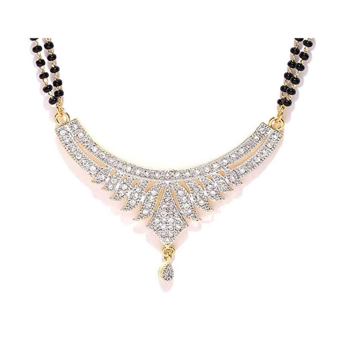 YouBella Latest Traditional Jewellery Gold Plated Mangalsutra for Women