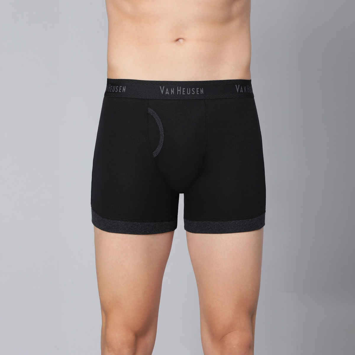 Van Heusen Men Solid Anti Bacterial & Colour Fresh Trunks | Assorted - M
