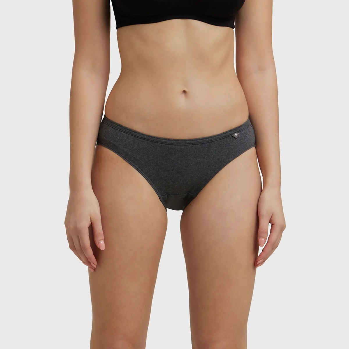 Jockey 1410 Women's Super Combed Cotton Underwear Bikini Panty|PO3 | Multicolor Dark assorted-XXL