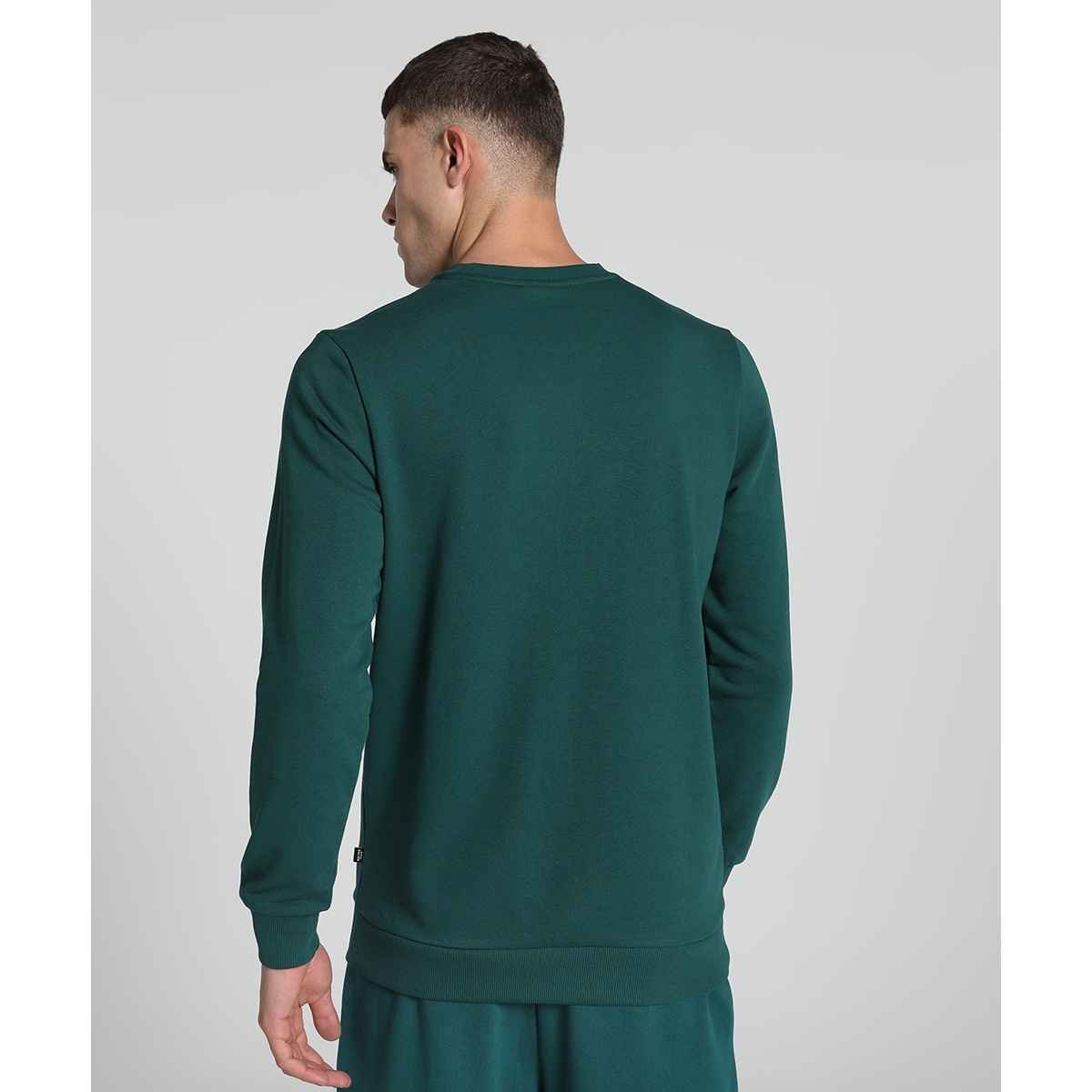 Puma Men's Sweatshirt Crew Regular Fit - Green | M