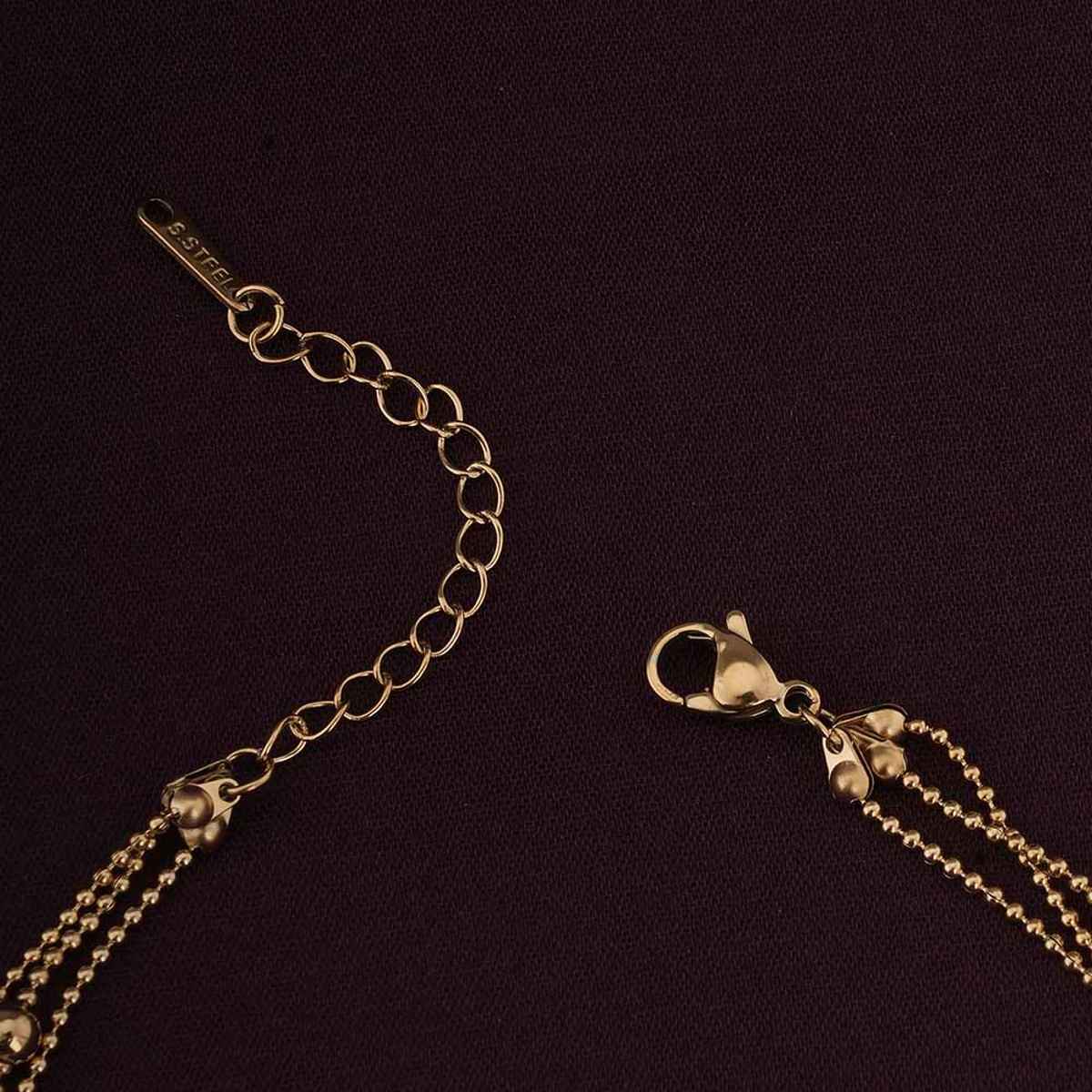 Palmonas Classic Sunbeam Anklet For Womens | Waterproof And Anti-Tarnish