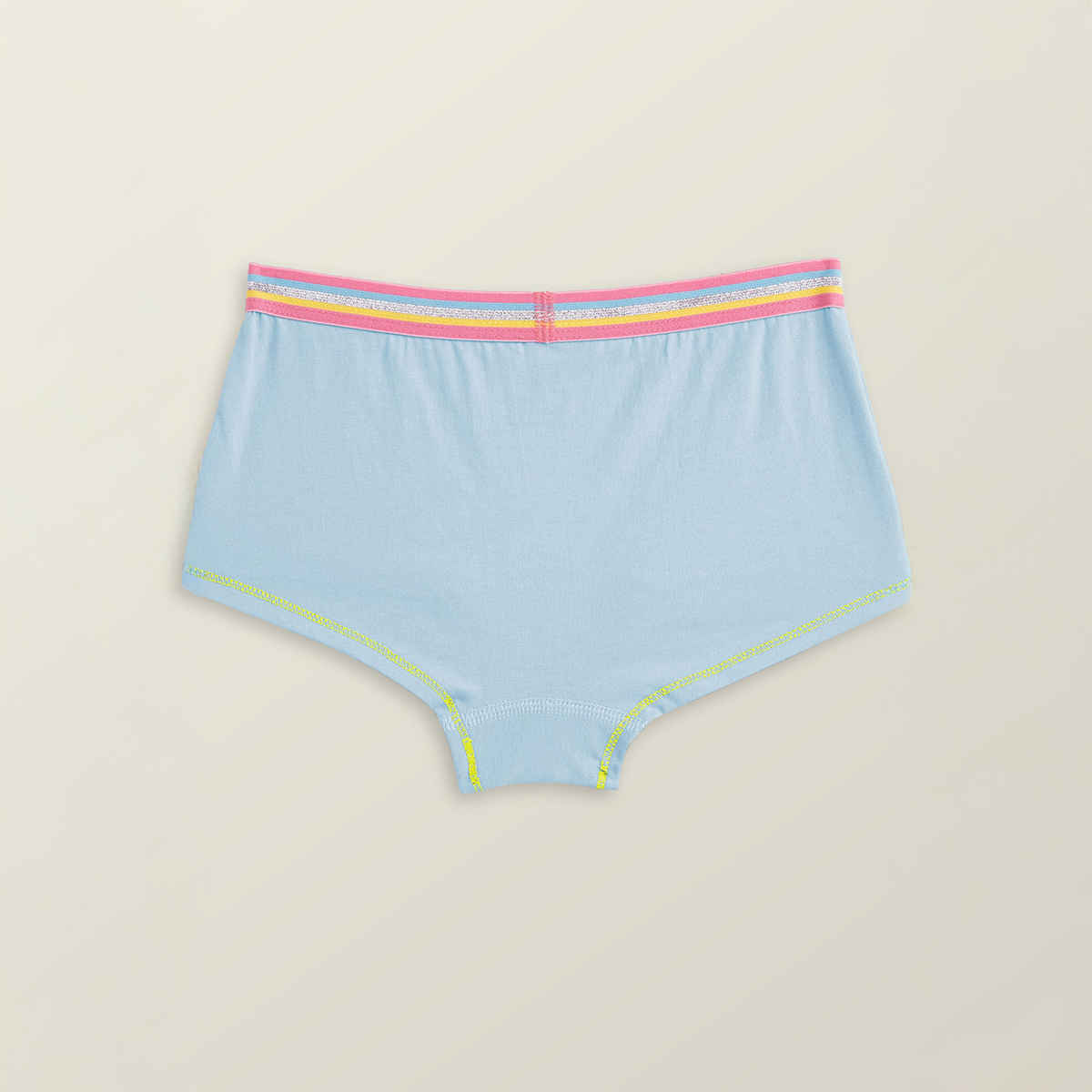 XY Life Primary Intellisoft Tencel Modal Boyshorts PO2 - Ice Blue+Black | 7-8Y| Pack Of 2