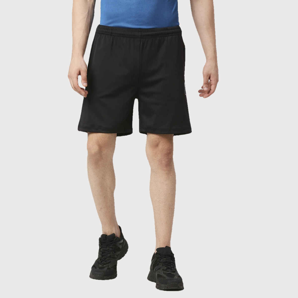 PlayR Men's Running Run Shorts 92% Polyester 8% Spandex | Black - S