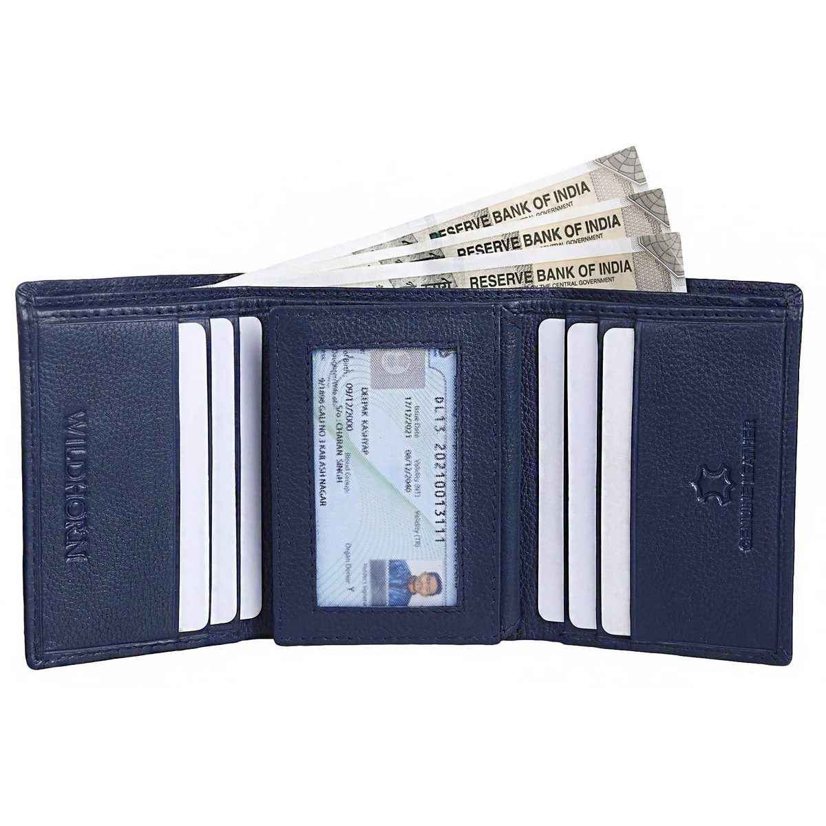 Wildhorn Men's Leather Wallet | Blue