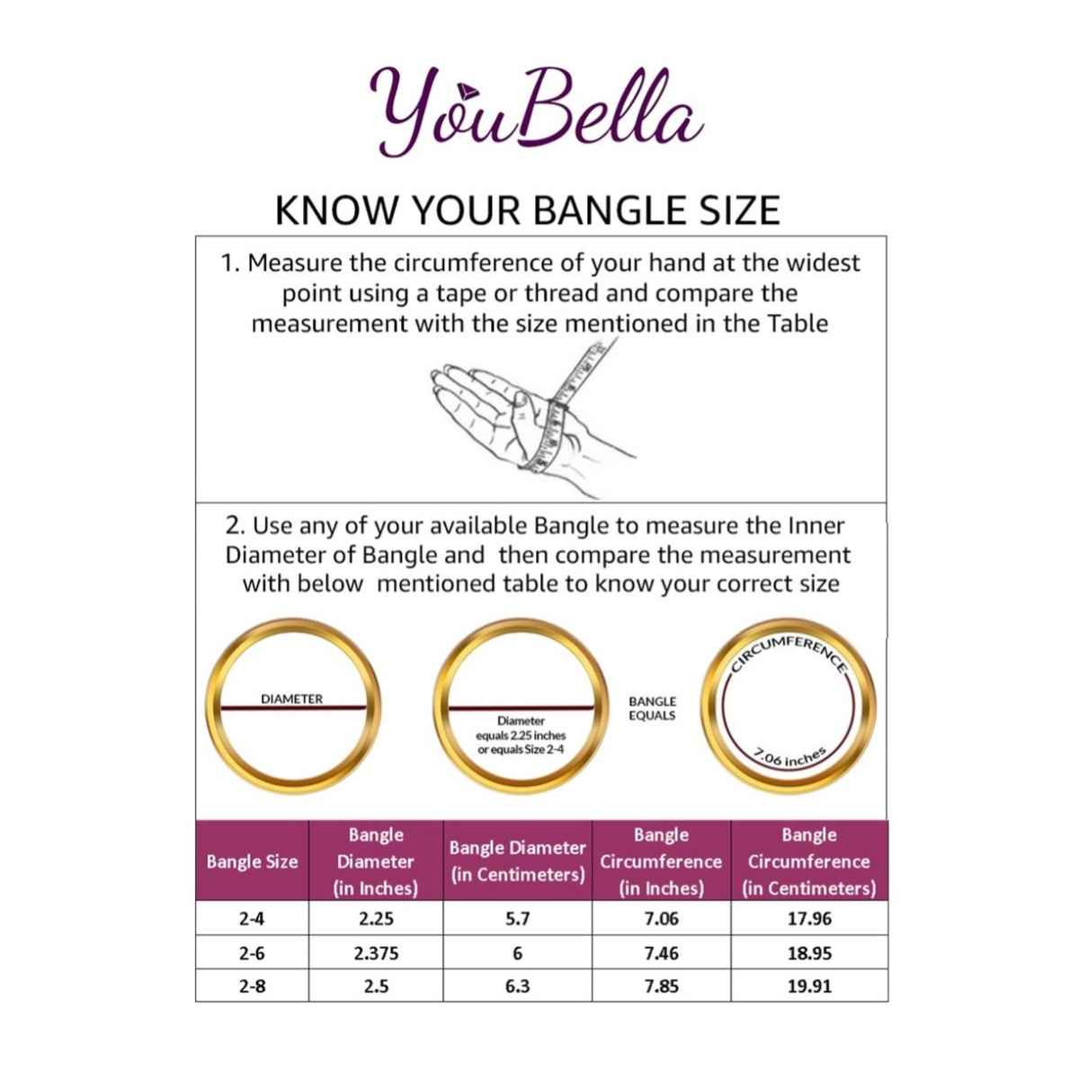 Youbella Traditional Jewellery Gold Plated And Pearl Bangle Set For Women (Golden)(Ybbn - 91053B - 2.4)