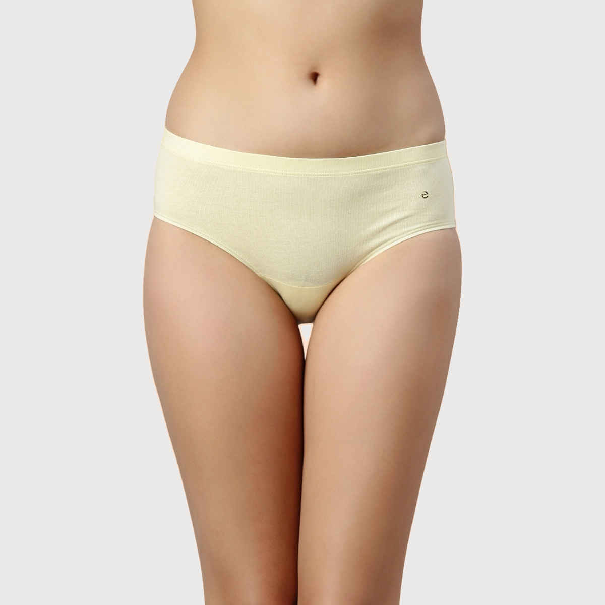 Enamor Women's CR17 Stretch Cotton Hipster Panty | Mid Waist | PO3 | Assorted | L