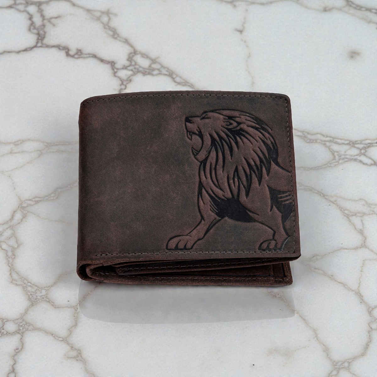 Urban Forest Men's Leo Vintage Leather Wallet | Brown