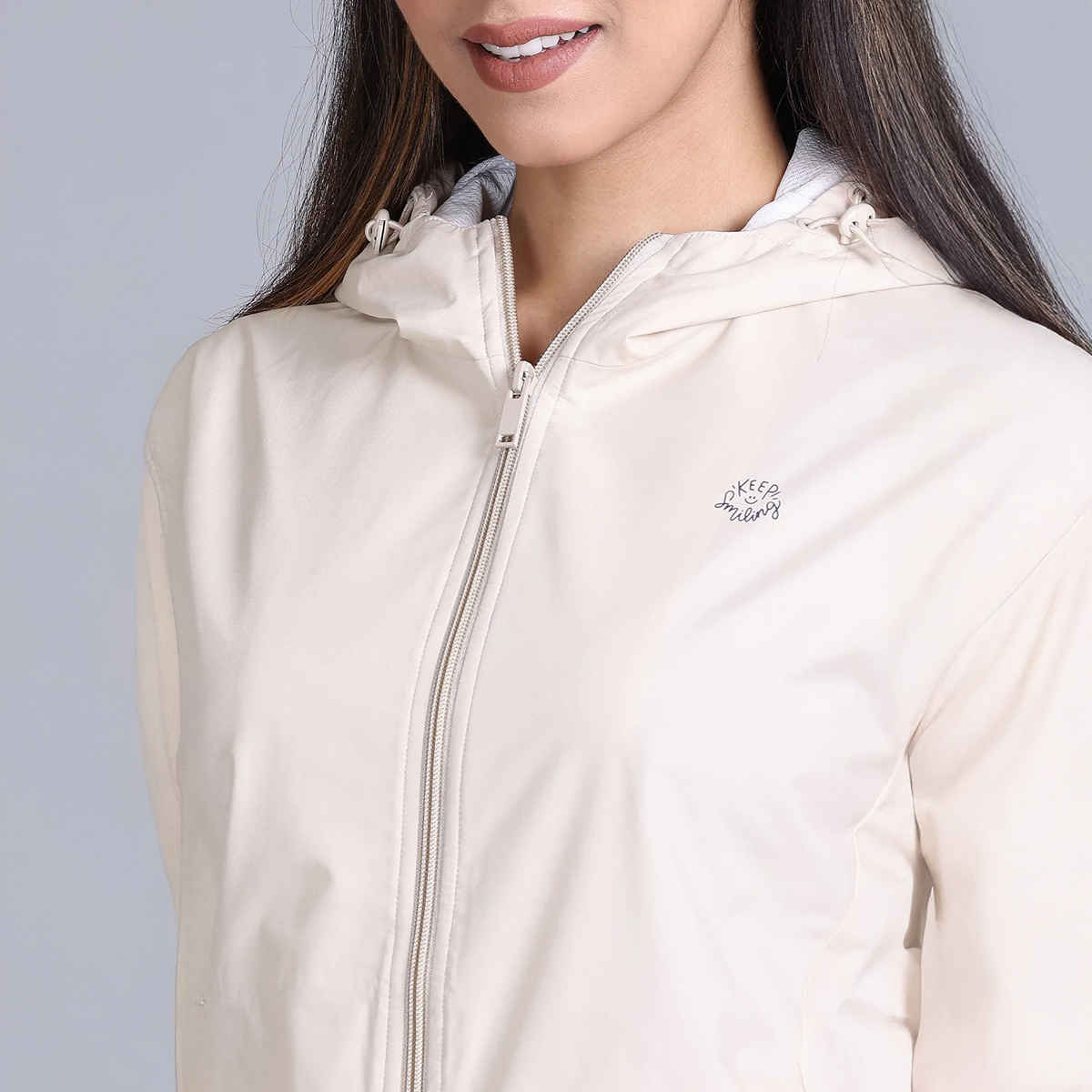 Fort Collins Women's Windbreaker Jacket | Beige - L