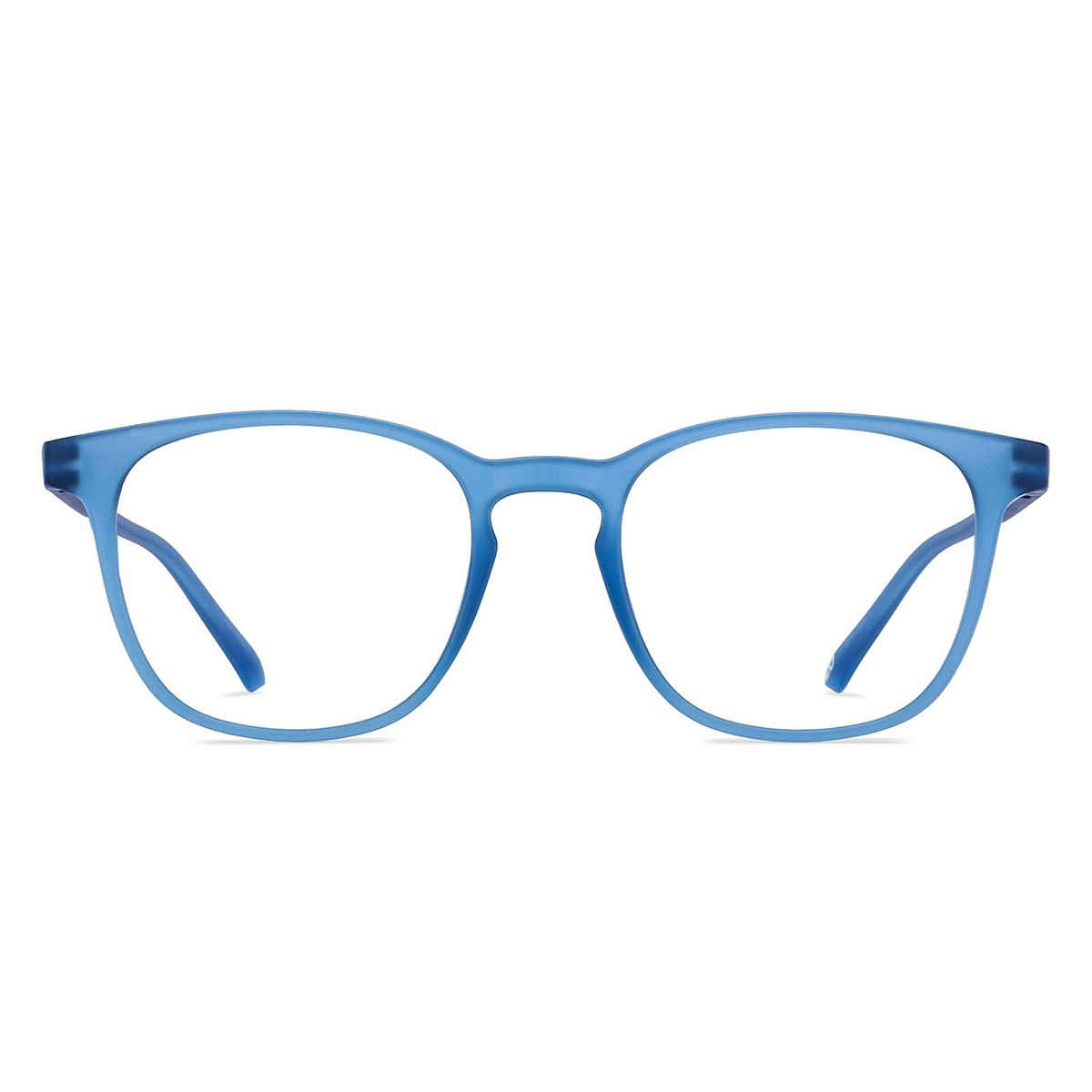 Lenskart Hustlr Unisex Solid Protective Eyewear | Ocean Blue