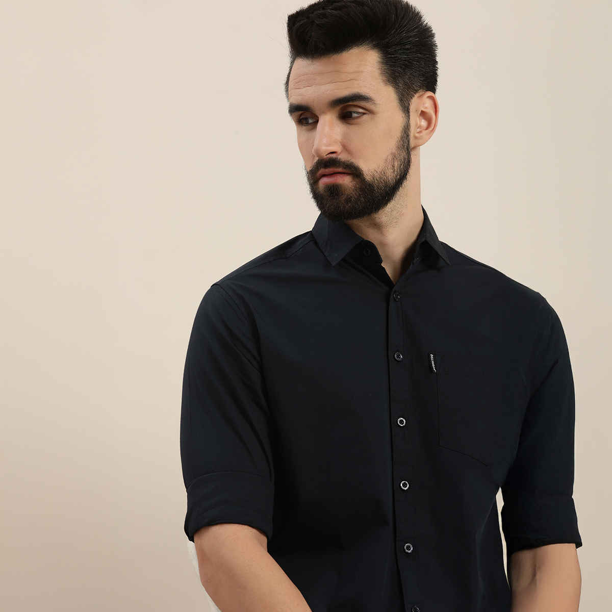 Dillinger Men's Shirt | DLMSRT001NVY | Navy Blue - L